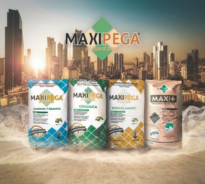 pegamentos cementicios maxipega el que si pega